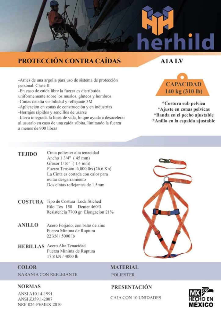 Arnés/Linea de vida ficha